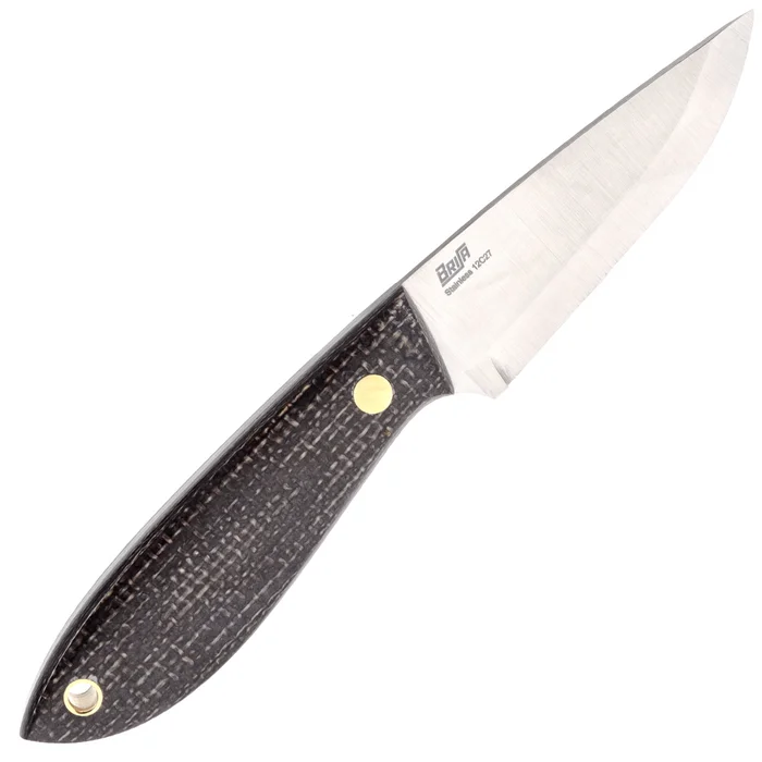 033 – Brisa Bobtail 80 Micarta Bison Micarta