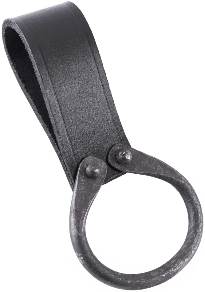 0401040001 – LARP Porte-Hache en Cuir et Fer Forgé
