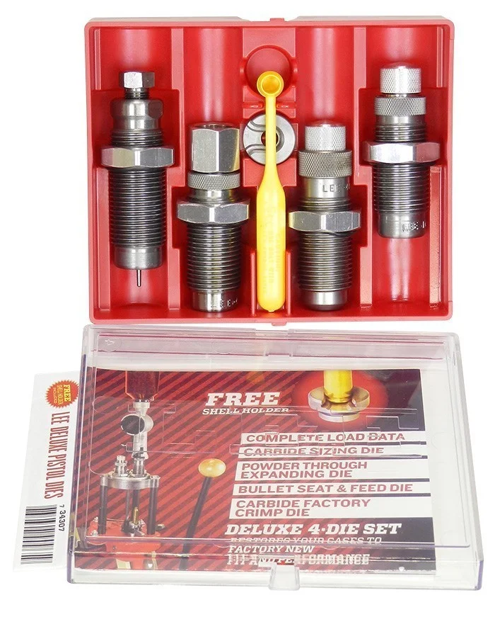 090965 – JEU D’OUTILS 4P LEE AVEC SUPPORT DOUILLE 40 S&W