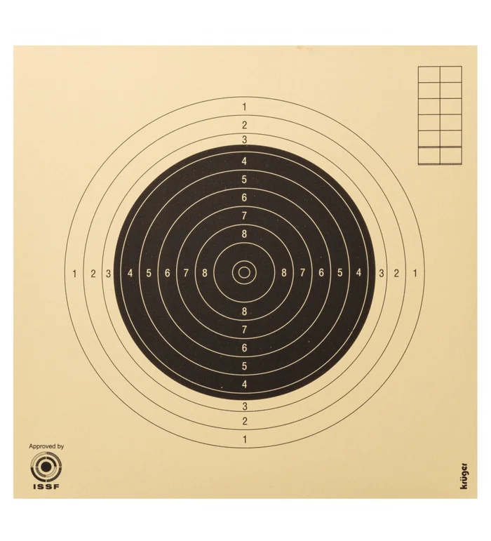 100 cartons-cibles 20 x 20 cm