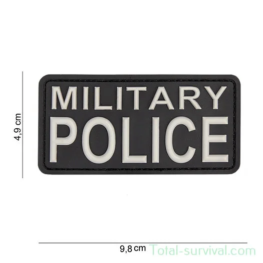 101 INC 3D PVC patch  » Military Police  » black