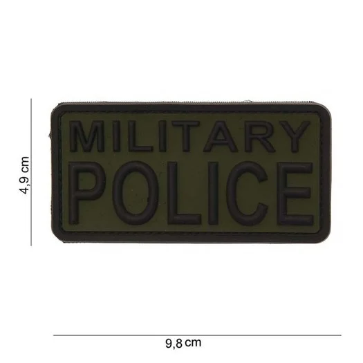 101 INC 3D PVC patch  » Military Police  » Green