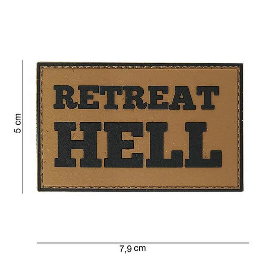 101 INC 3D PVC patch  » Retreat Hell » Desert