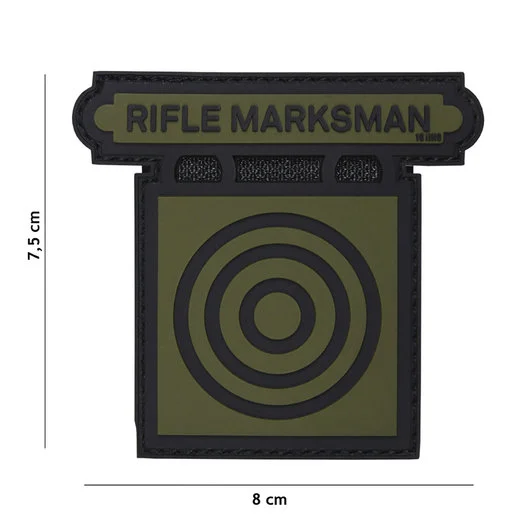101 INC 3D PVC patch  » Rifle Marksman  » green