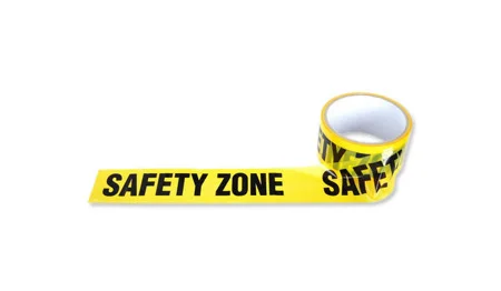 12524 – FOSCO Zone tape Safety Zone 30m