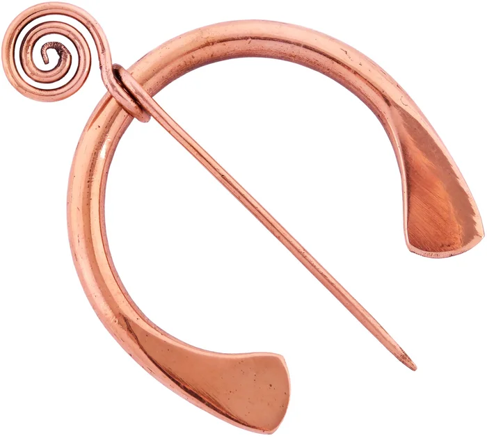 1423091500 – LARP Fibule annulaire en bronze Spirallée