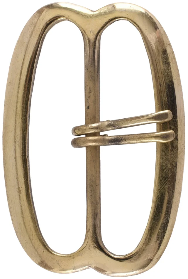1616007012 – LARP Boucle de Ceinture Laiton Double Ardillon