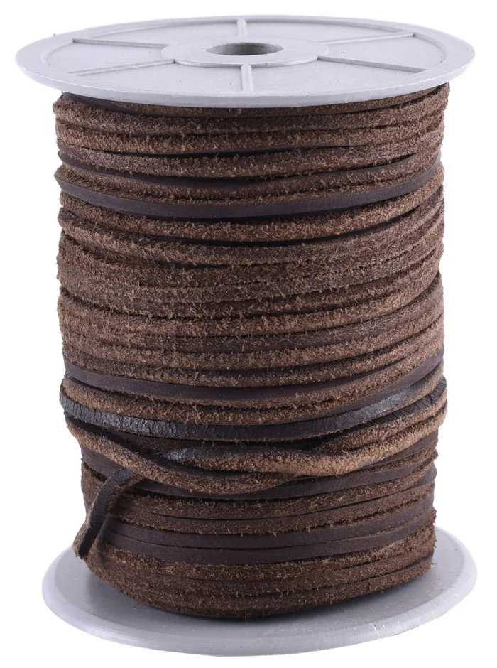 1626031850 – LARP Courroie carrée, 2,8 mm cuir marron, rouleau de 50 m