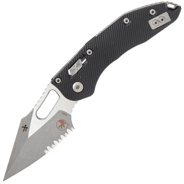 169RL-11APFL – Microtech Stitch Apo Blade Ram Lock Aluminium