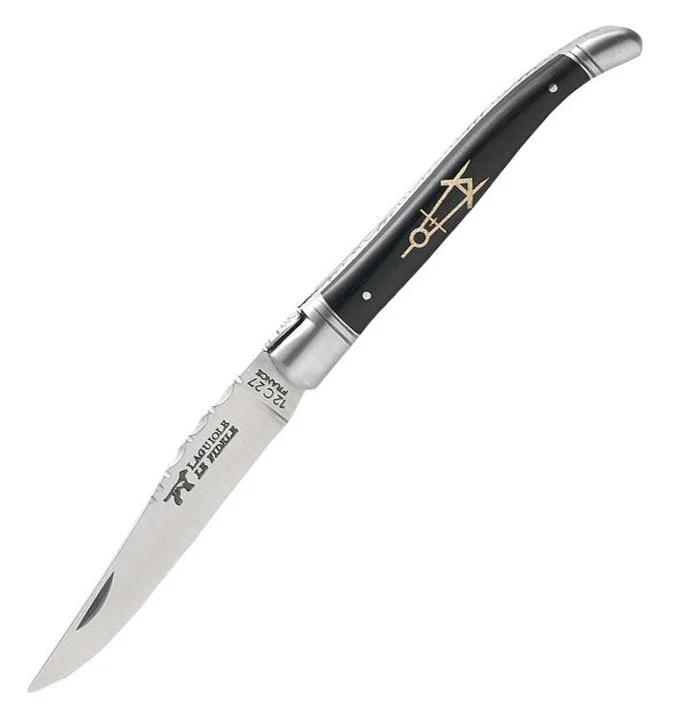 1844 – LAGUIOLE LE FIDELE FRANC-MACON EBENE 12CM INOX