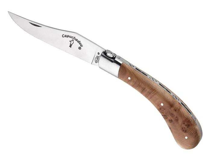 19512 COUTEAU GILLES LE CAPUCHADOU GENEVRIER 12CM INOX MAT