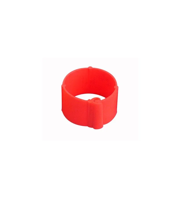 25 Bagues à clips Ø 8 mm Orange