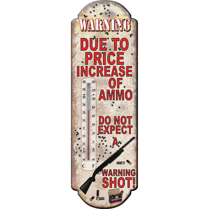 4000894 – Rivers Edge Due to Price Increase Tin Thermometer