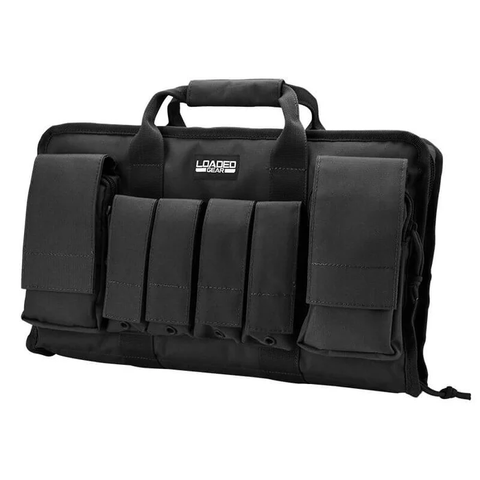 4012593 – Barska Loaded Gear RX-50 16in Dual Pistol Case-Black
