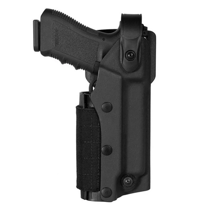 41.097933 – Holster droitier Zoom VKZ804 noir pour GLOCK 17/18/19/22/23 avec lampe/laser