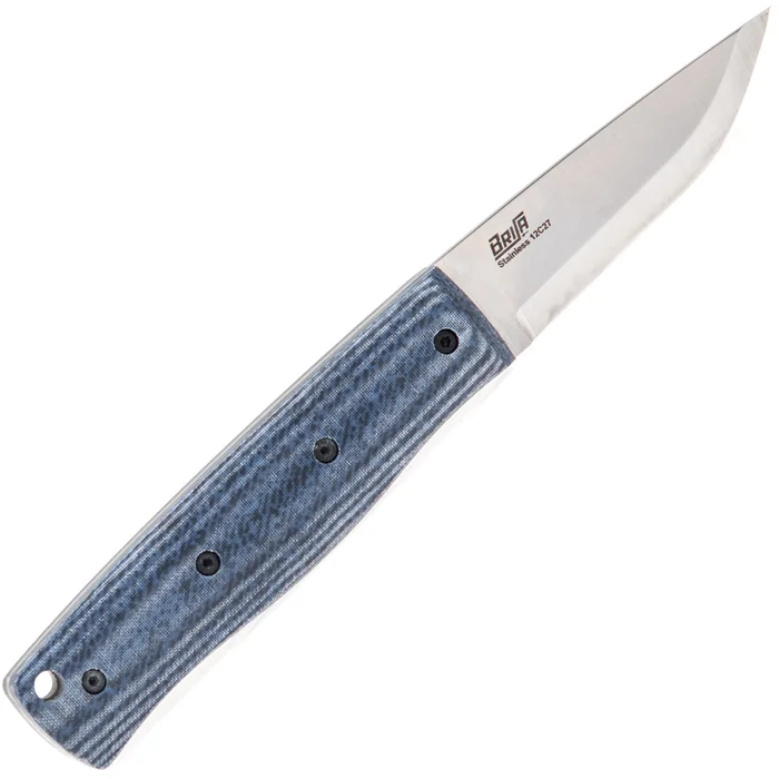 461 – BRisa PK70FX Scandi Micarta Bluejeans