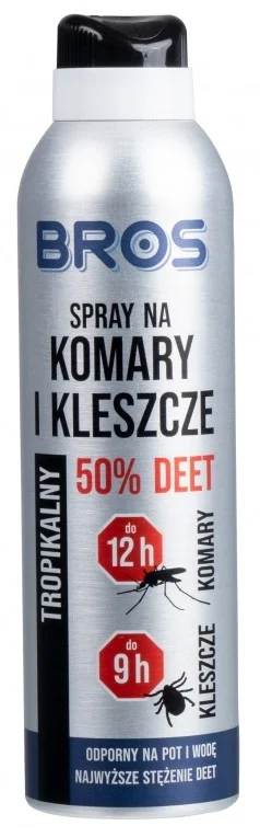 595-034 – BROS DEET 50% 180mL Aérosol Pressurisé Répulsif Moustiques et Tiques LIRE LA DESCRIPTION