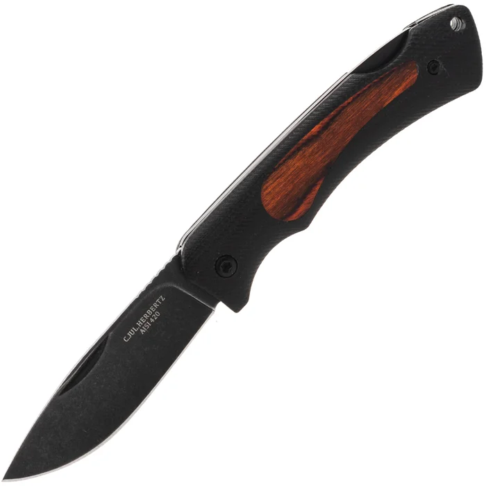 599110 – Herbertz G10 Noir et Pakka