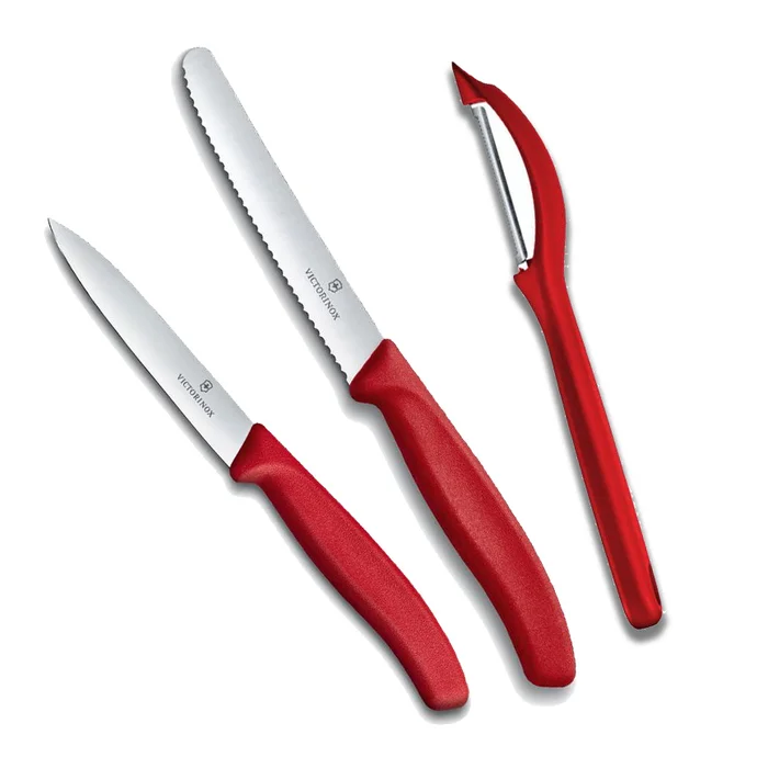 6.7111.31 – Victorinox cuisine Swissclassic Kit Rouge 3 pièces