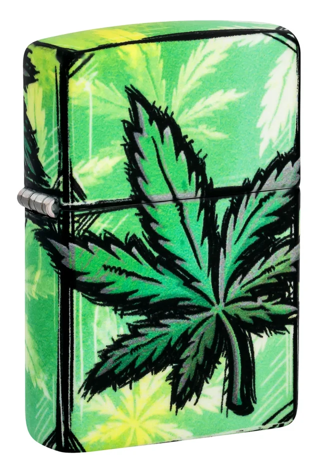 60007204 – ZIPPO Glowing Cannabis Design