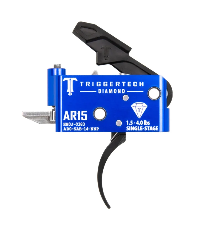 77-900126 – TriggerTech AR15 1 Stage Diamond Flat black