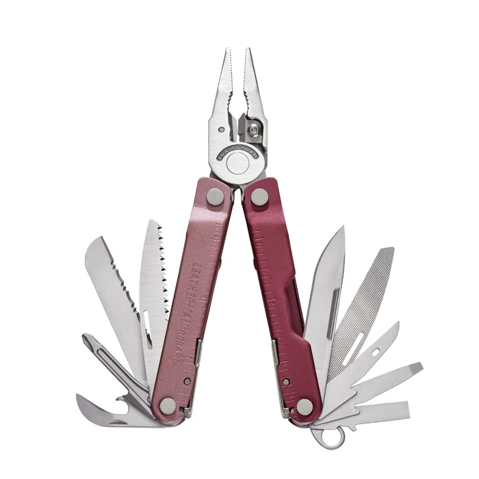 833317 – Leatherman pince multifonctions Rebar Heathered Cranberry