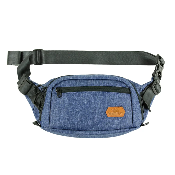 850110MBLU – Vanquest Sac banane Dendrite Large Midnight blue