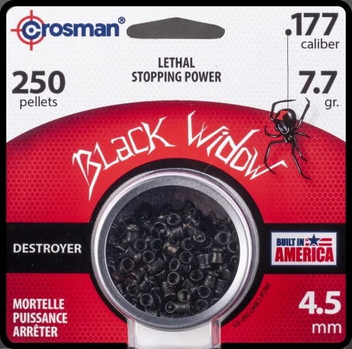 933530 – PLOMB CROSMAN DESTROYER BLACK WIDOW CAL 4.5 x250