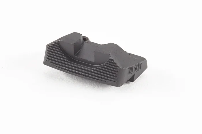 933BSQ – Wilson Combat Battlesight for Glock, Square Notch, Black Serrated Blade, .180&Prime; Wide