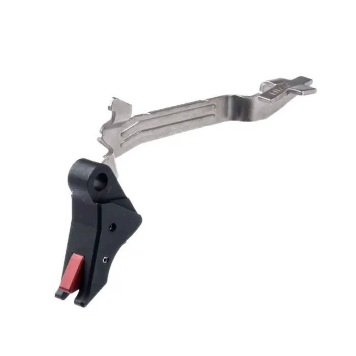 945R – Wilson Combat Glock® Flat Performance Trigger Assembly for Gen 5 Black trigger Red Safety