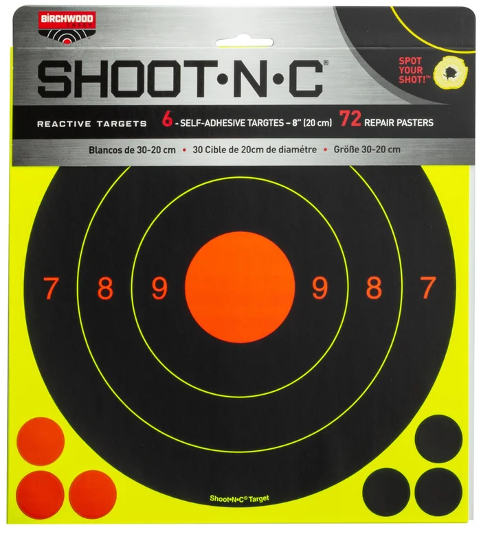 A52156 – Cibles Shoot-N-C 20 cm – Birchwood Casey X6