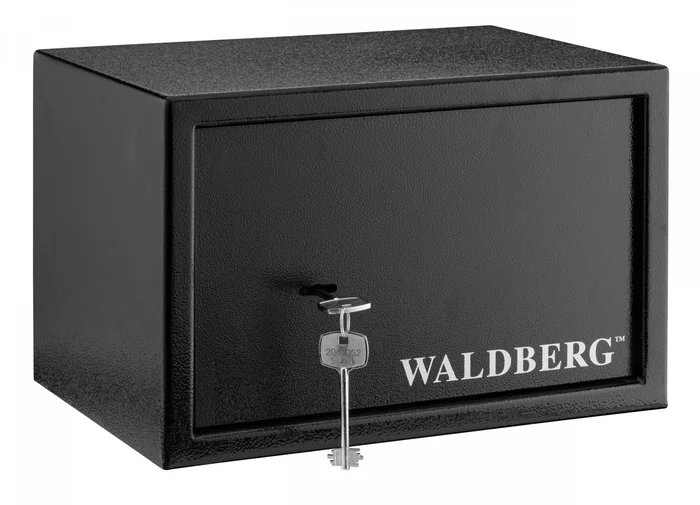 A55854 – Coffre premium pour armes de poing à clef – Waldberg