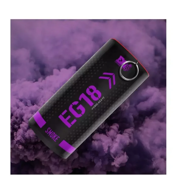 A705315VI – ENOLA GAYE FUMIGÈNE EG-18 WIRE PULL ASSAULT SMOKE VIOLET