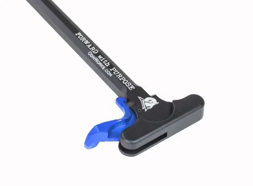 ACC-CH-XCH-AR15-BLU – Odin Works Complete Extended Charging Handle