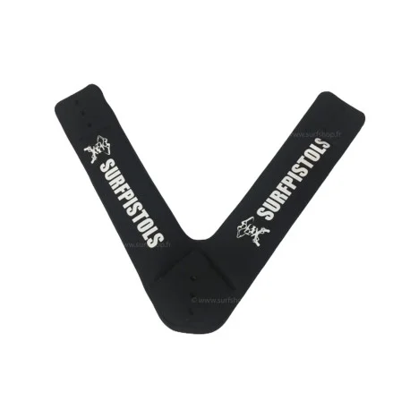 Accessoires PlanchesSurfpistols Set de straps V Néoprène – Noir