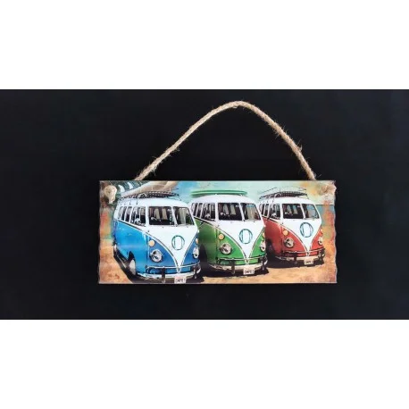 Accessoires SurfSurfpistols plaque déco metal KOMBI