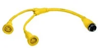 Adaptateur en Y Hubbell Hbl64cm57 2 Cordons 30a – 50a 125v Dock