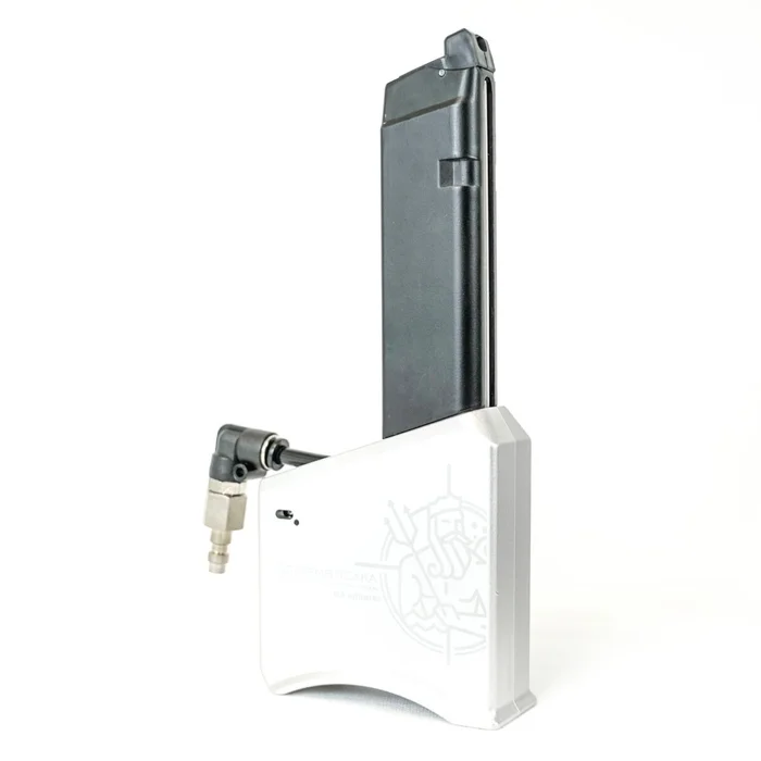 ADAPTATEUR HPA GBB CHARGEUR M4 CHROME