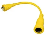 Adaptateur Hubbell Hbl61cm56 50 A 12 V femelle vers 30 A mâle