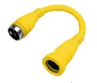Adaptateur Hubbell Hbl61cm72 50a125v Femelle Vers 50a250v Mâle