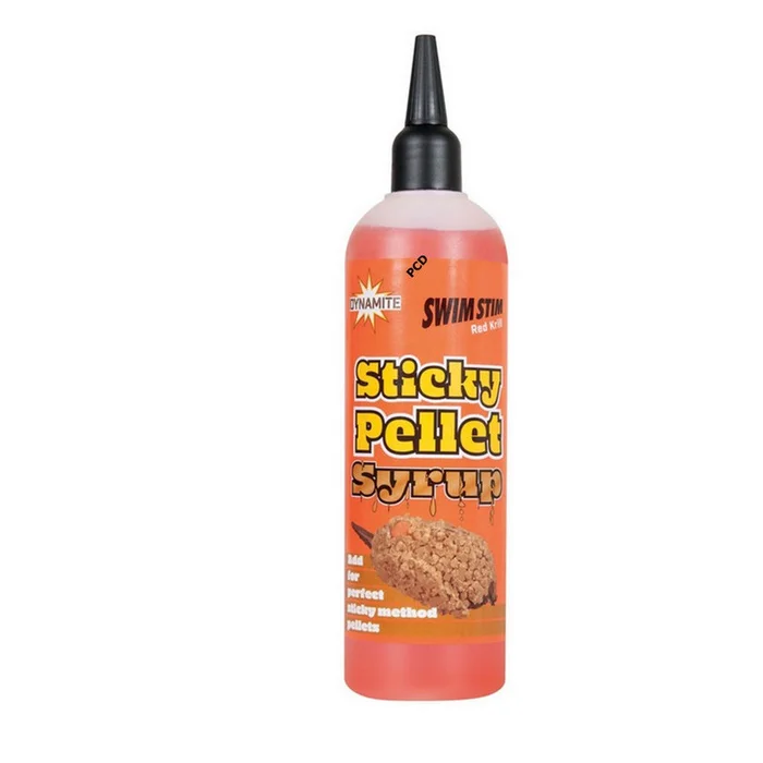 Additif Liquide Dynamite Baits Swim Stim Red Krill Sticky Pellet Syrup 300ML