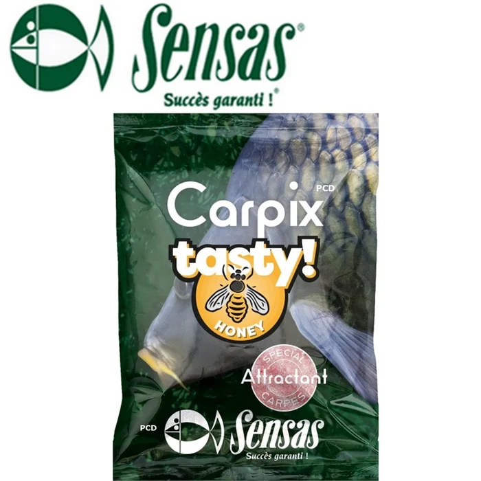 ADDITIF SENSAS CARPIX TASTY HONEY JAUNE 300G