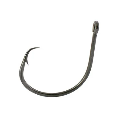 Addya Black Chrome Wide Bice Offset Circle Crochet, courte de valeur – Pack de valeur (25CT)