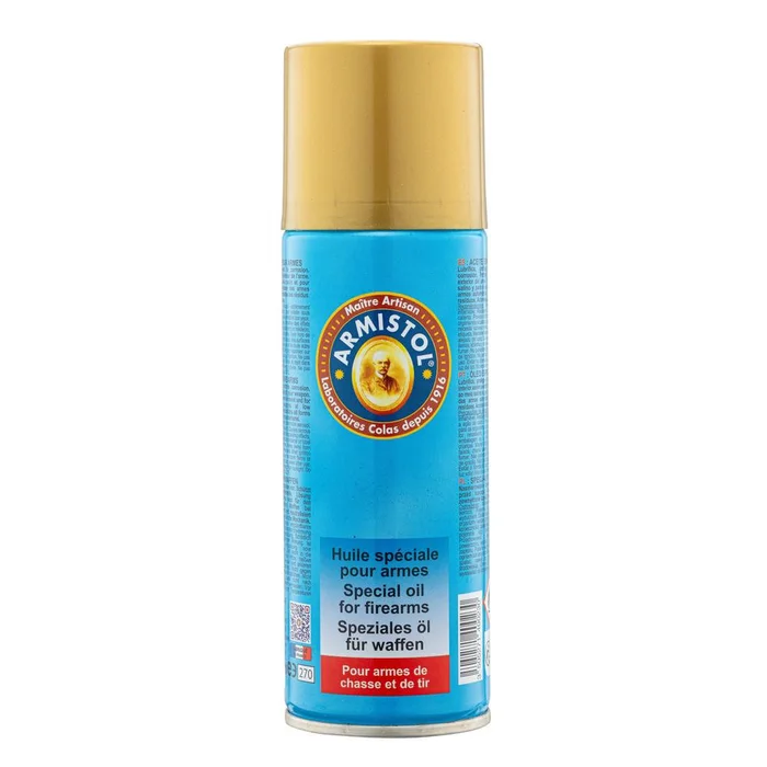 Aérosol Huile Armistol – Protection Anticorrosion – Lubrification Durable – Entretien Fiable des Armes