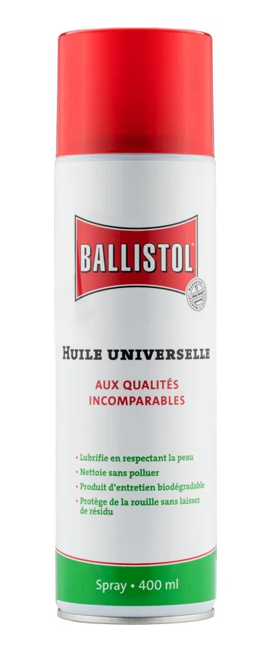 Aérosol huile universelle 400 ml. – Ballistol