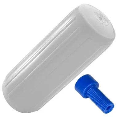 Aile Polyform HTM-3 à trou central 10,5″ x 27″ – Blanc avec adaptateur d’air