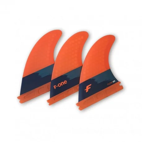 Ailerons KitesurfF-One Thruster Set F-ONE FLOW XS CARBON – PAPAYA