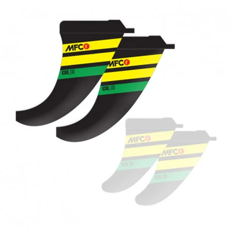 Ailerons Windsurf VagueMaui Fin Pack Quad K300 Center Slot Box