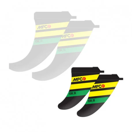 Ailerons Windsurf VagueMaui Fin Pack Quad K300 Side US Box2023