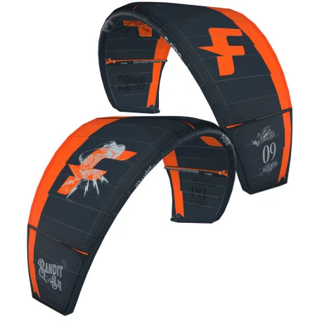 Ailes Kitesurf à BoudinF-One BANDIT S-4 ONYX/FLAME 2023